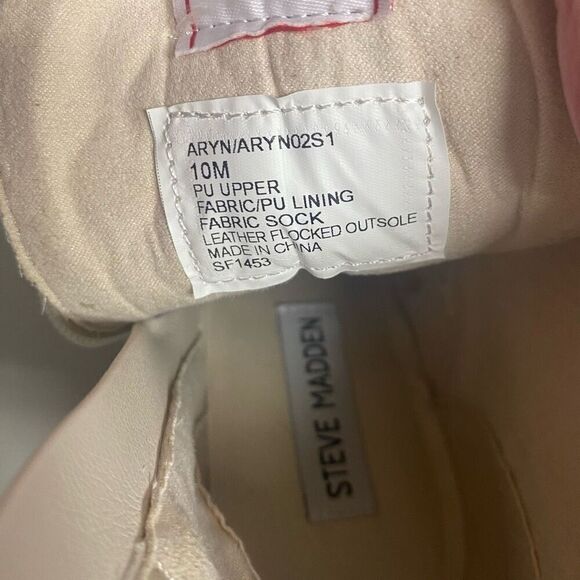 STEVE MADDEN Aryn SM NY 90 Women’s Beige Cream Boots Size 10M New Without Tags‎ - Picture 7 of 11